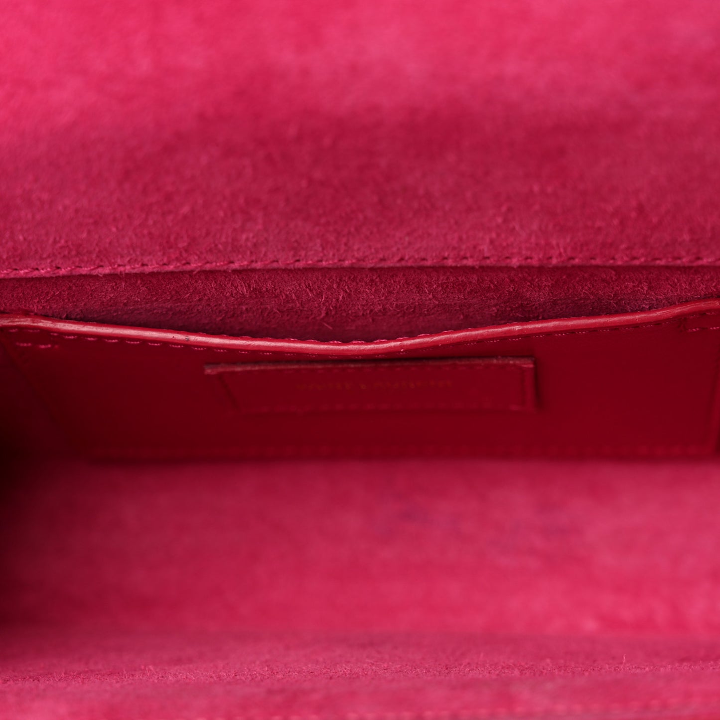 Grain De Poudre Small Monogram Kate Satchel Lipstick Fuchsia