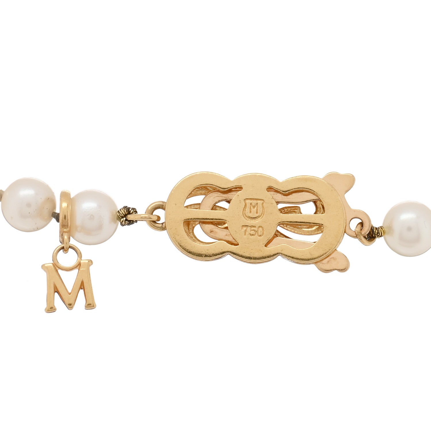 Mikimoto 18K Yellow Gold Akoya Cultured Pearl 5-5.5mm Strand Bracelet 3 of 3