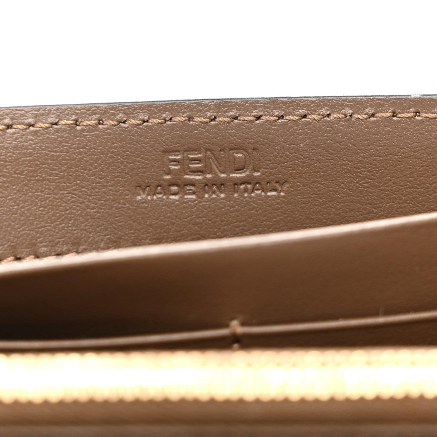 Fendi Vitello Soft F is Fendi Bi-Color FF 1974 Embossed Continental Envelope Wallet On Chain Maya Black 7 of 11