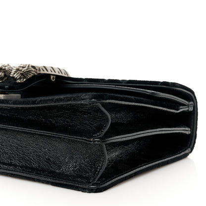 Gucci Velvet GG Monogram Small Dionysus Shoulder Bag Black 11 of 13