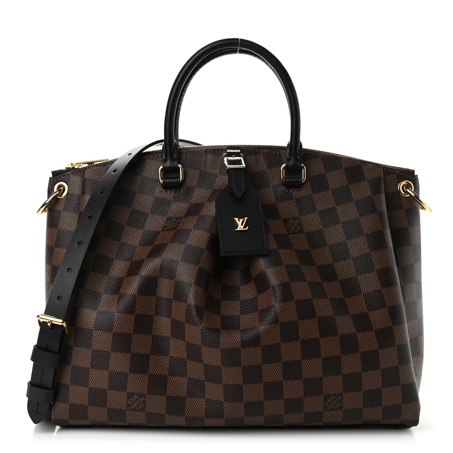 Damier Ebene Odeon Tote MM Black