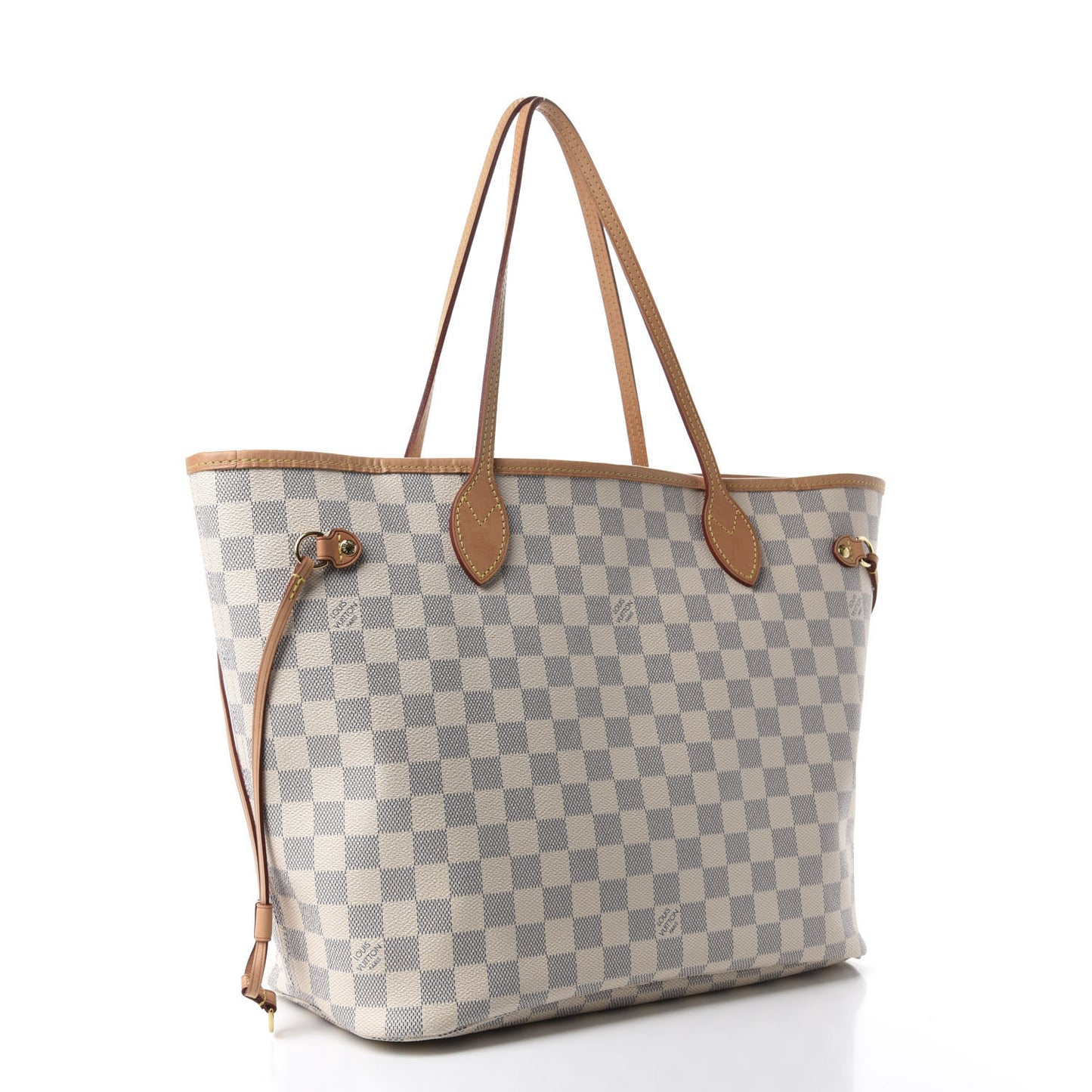 Damier Azur Neo Neverfull MM Rose Ballerine