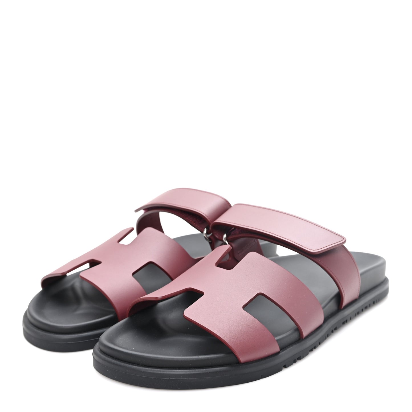 Calfskin Womens Chypre Sandals 40 Rouge H