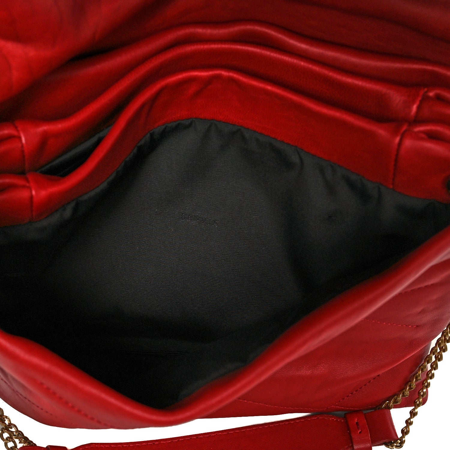 Lanvin Lambskin Quilted Medium Sugar Flap Shoulder Bag Red 5 of 11