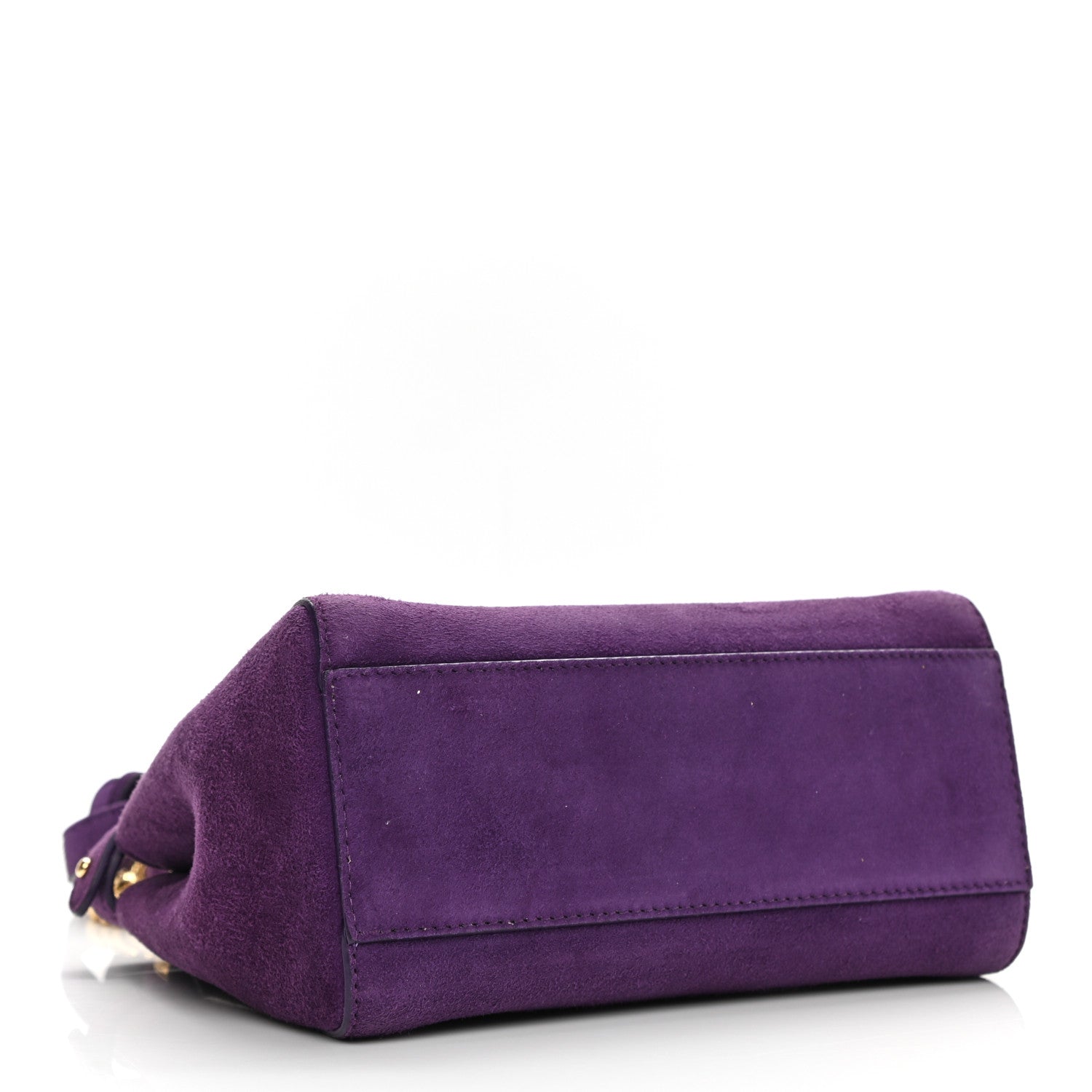 Fendi Chamois XS Peekaboo Iconic Satchel Viola Plus 4 of 11