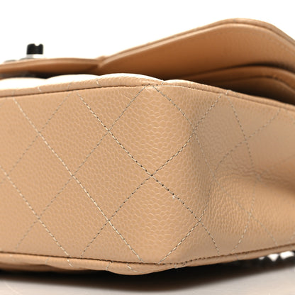 Chanel Caviar Quilted Small Double Flap Beige 10 of 10