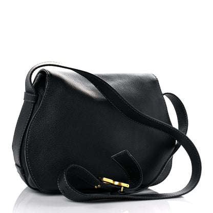 Chloe Calfskin Medium Marcie Round Crossbody Bag Black 3 of 19