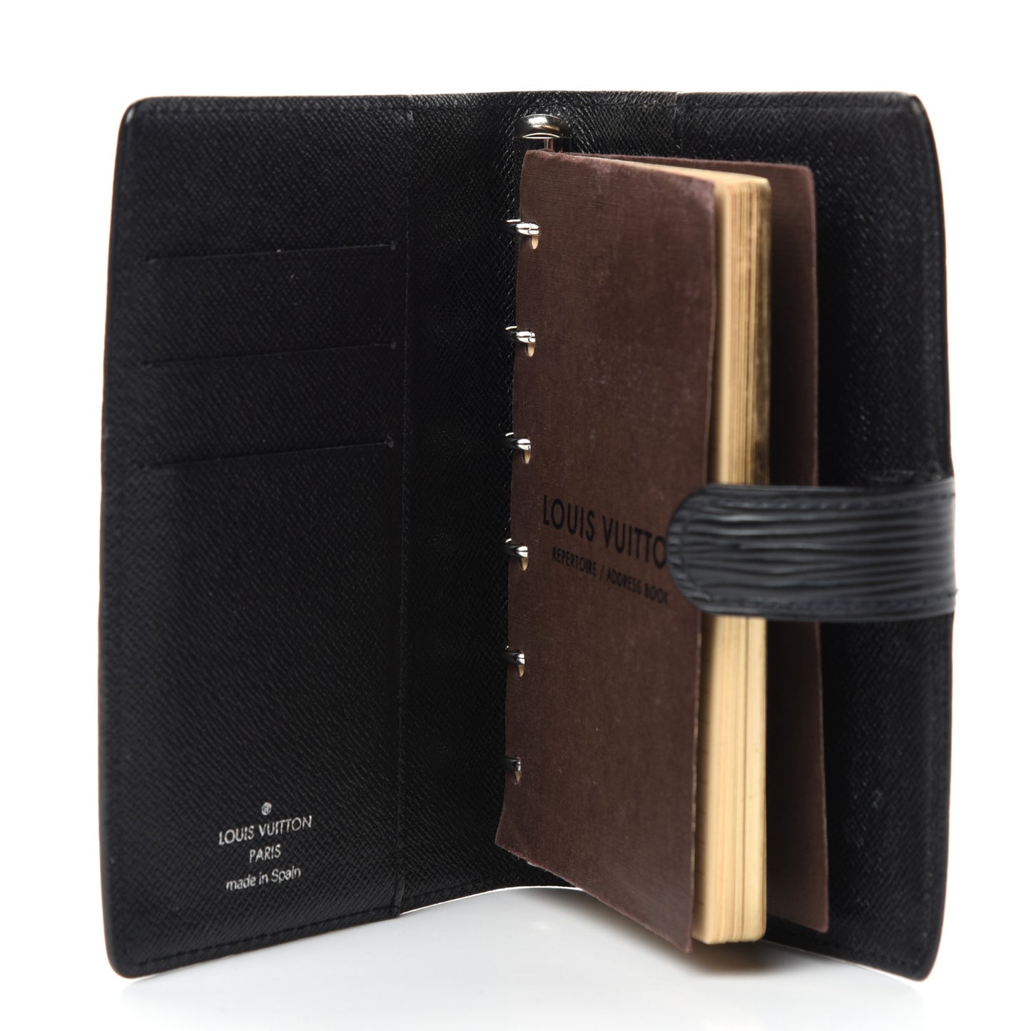 Epi Small Ring Agenda Cover Black