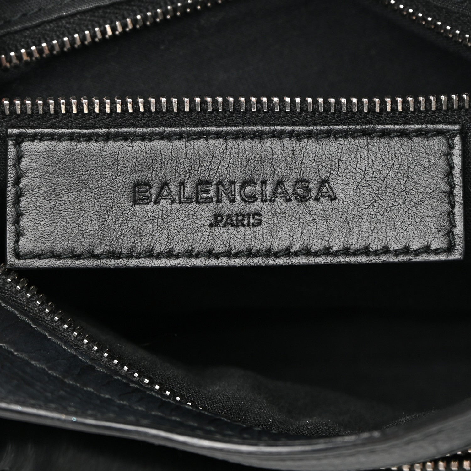 Balenciaga Matte Goatskin Rubber Covered Classic Hardware Mini City Black 6 of 13