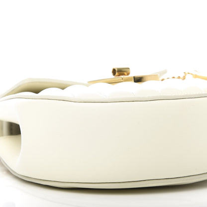 Chloe Calfskin Quilted Mini Drew Bijou Shoulder Bag Natural White 6 of 9