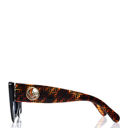 Fendi Acetate F is Fendi FF 51mm Sunglasses 0327/S Tortoise Camouflage 3 of 4