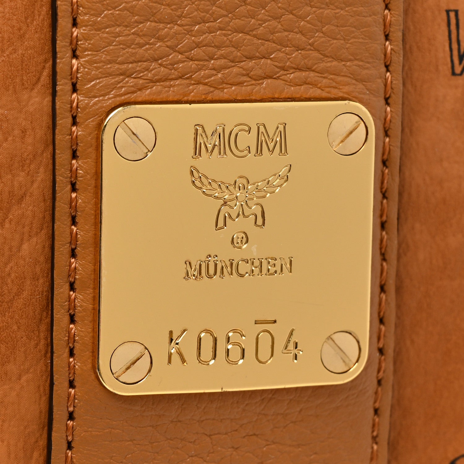 MCM Visetos Medium Liz Reversible Shopper Tote Cognac 10 of 17