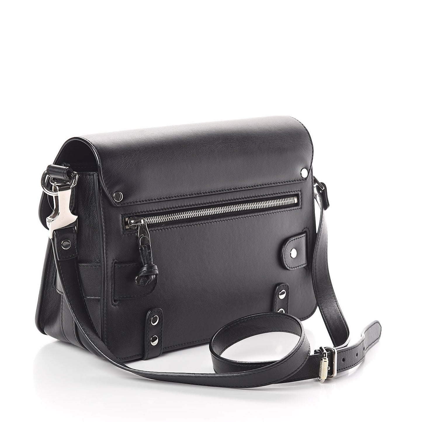 Calfskin PS11 Classic Shoulder Bag Black