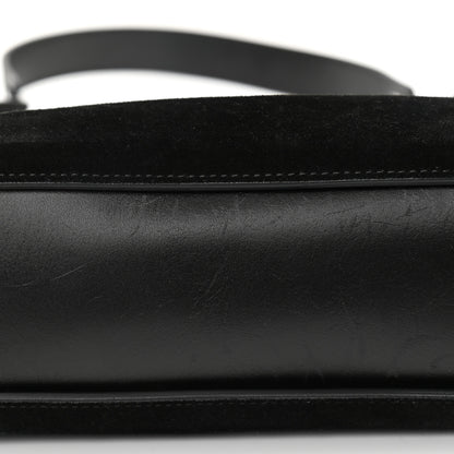 Gucci Suede Logo Hobo Bag Black 13 of 13