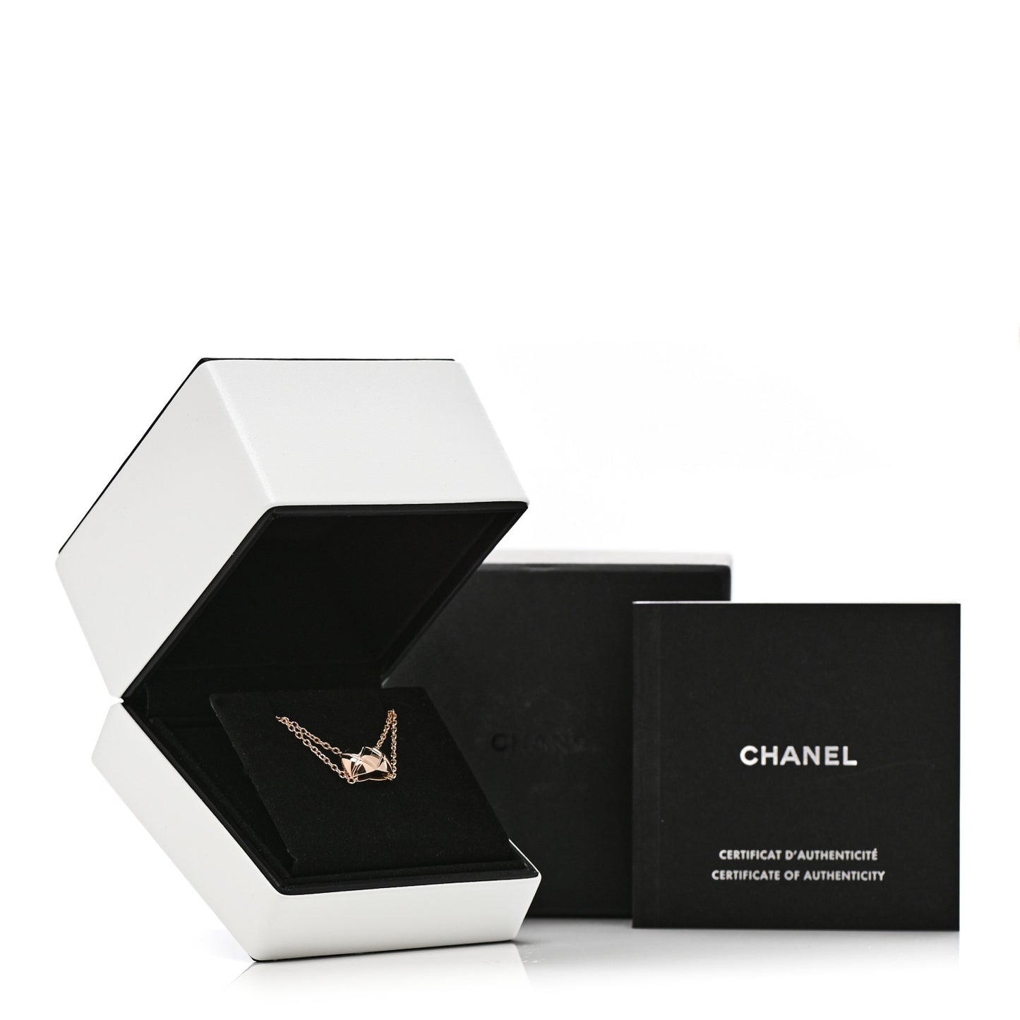 18K Beige Gold Coco Crush Pendant Necklace