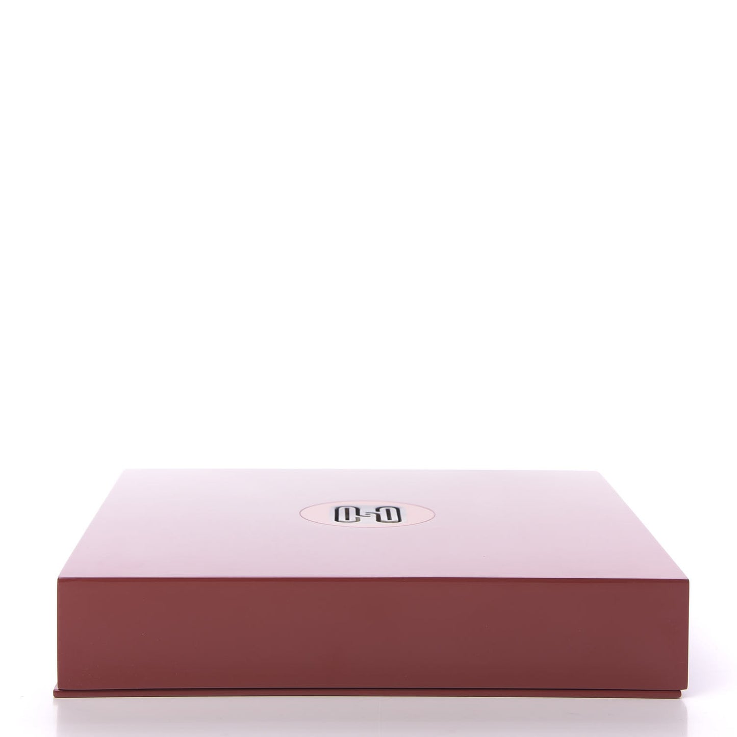 Lacquered Wood Cnossos H Scarves Box Cherry Terracotta