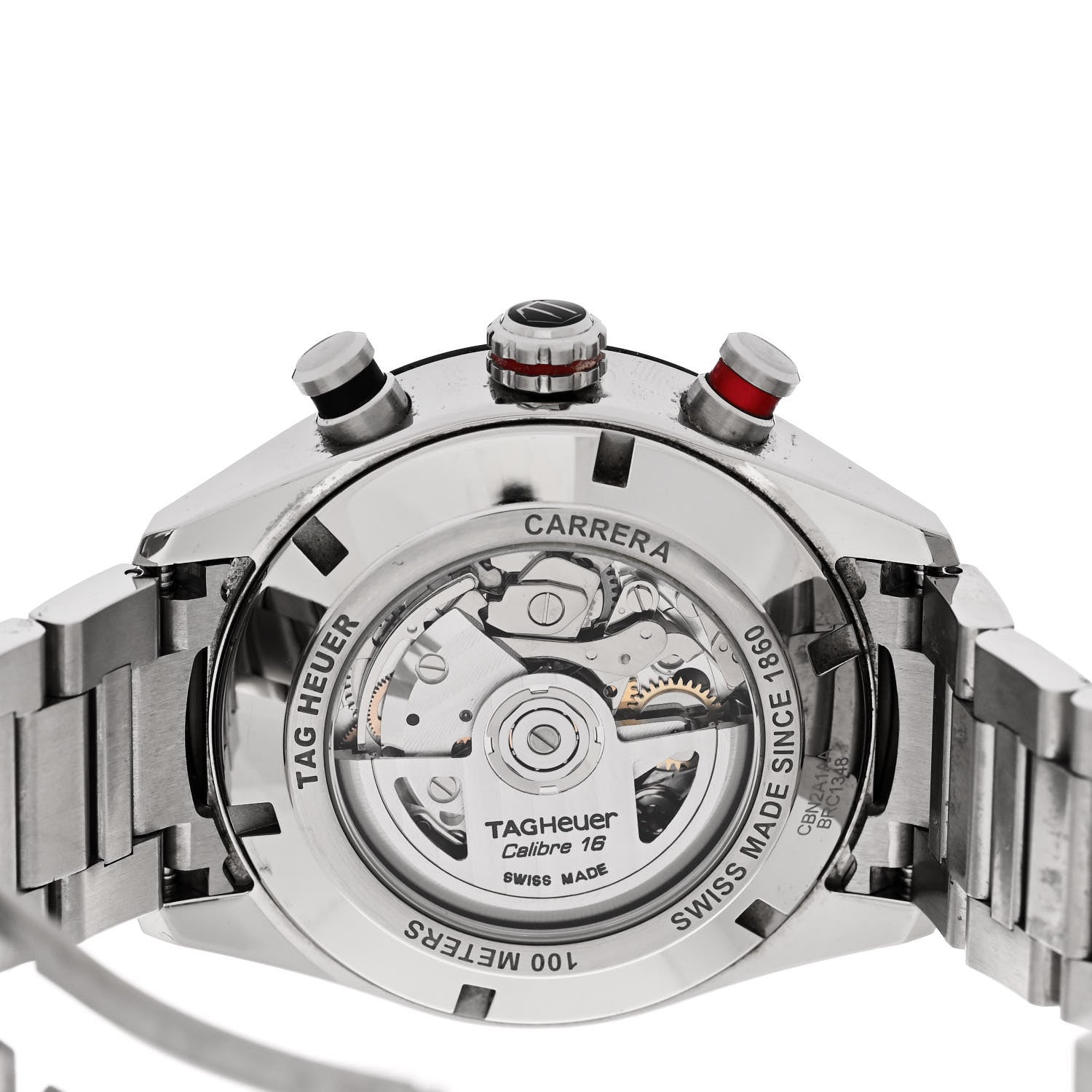 Tag Heuer Stainless Steel 44mm Carrera Chronograph Automatic Watch Black CBN2A1AA 4 of 4
