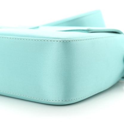 Fendi X TIFFANY Satin Nappa Silver Baguette Blue Tiffany Silver 9 of 13