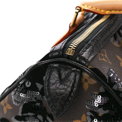 Louis Vuitton Monogram Fleur De Jais Sequins Speedy 30 12 of 13
