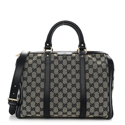 Gucci Monogram Medium Boston Navy 1 of 10