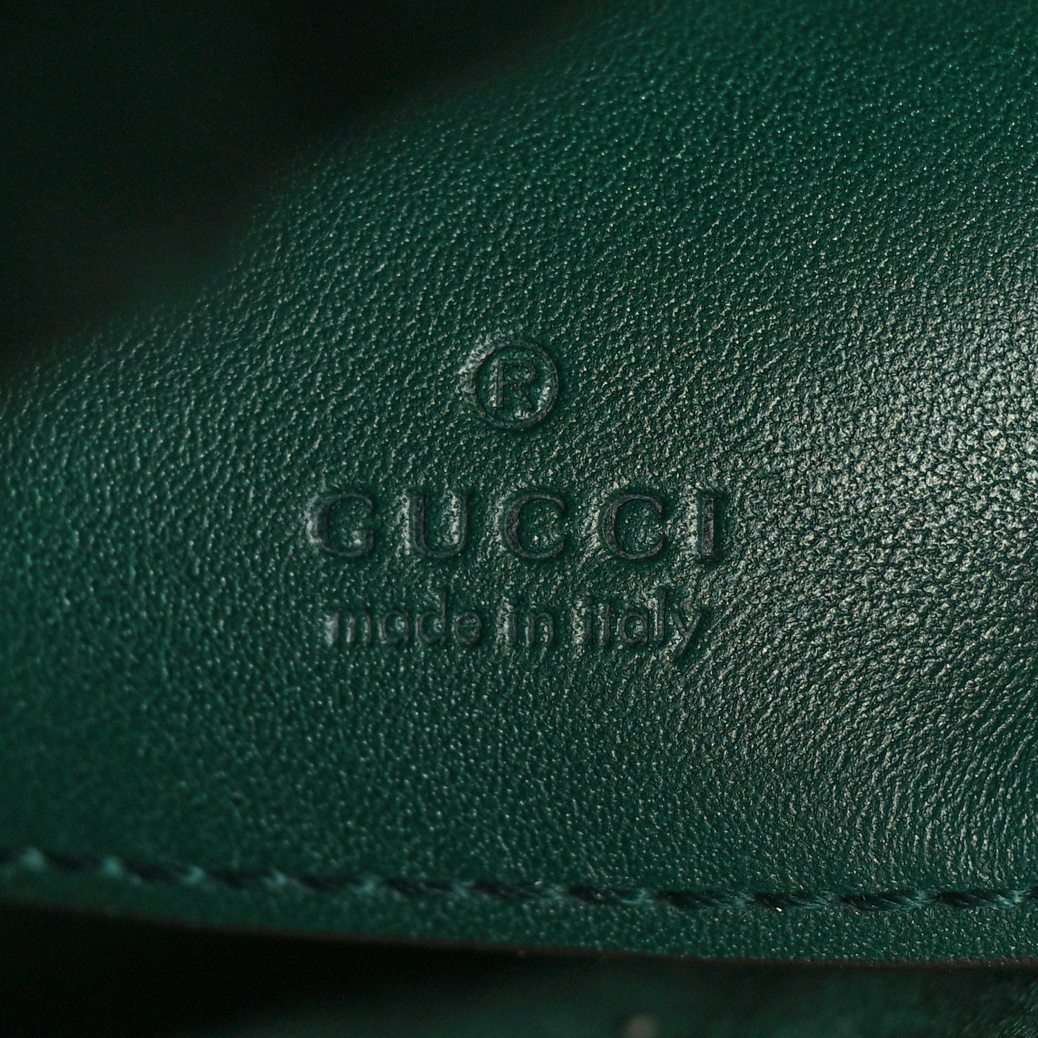Gucci Velvet Matelasse Mini GG Marmont 2.0 Bucket Bag Dark Green 6 of 10
