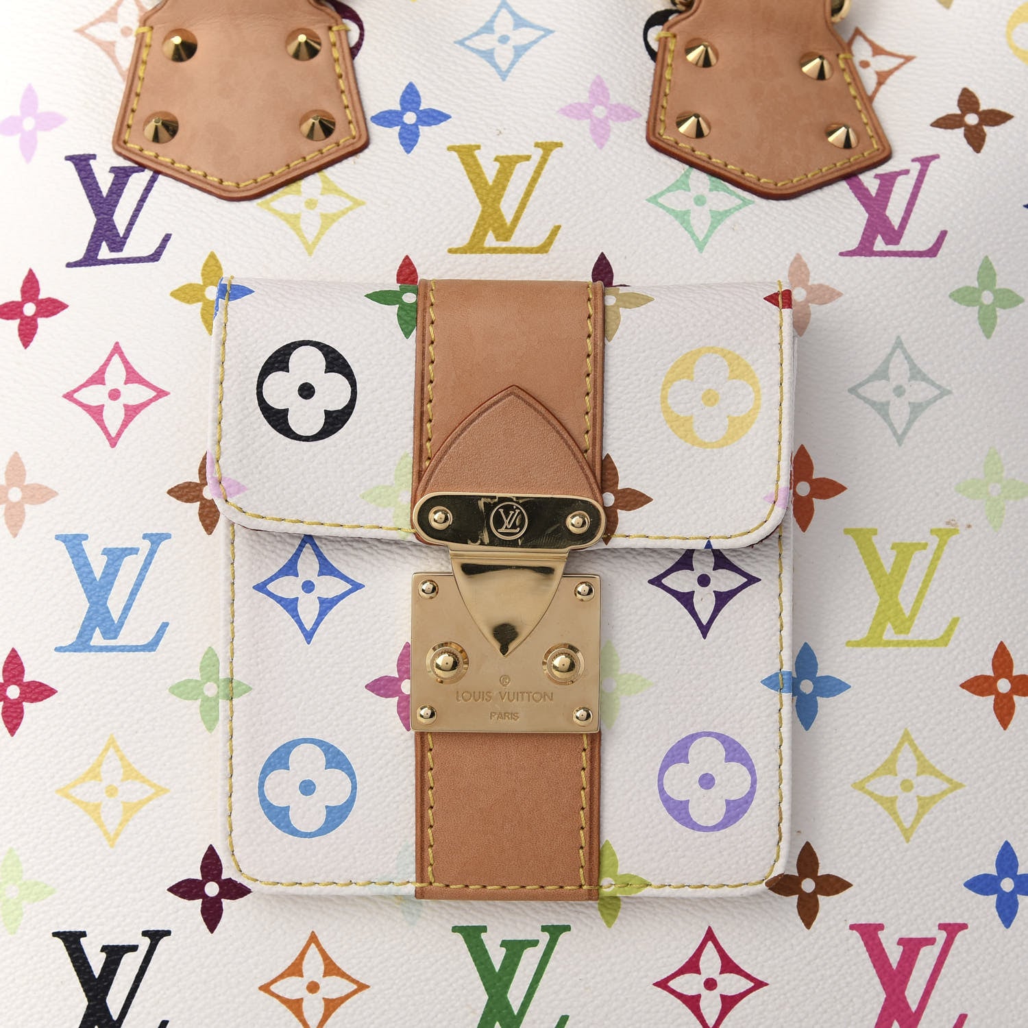Louis Vuitton Monogram Multicolor Alma GM White 7 of 11