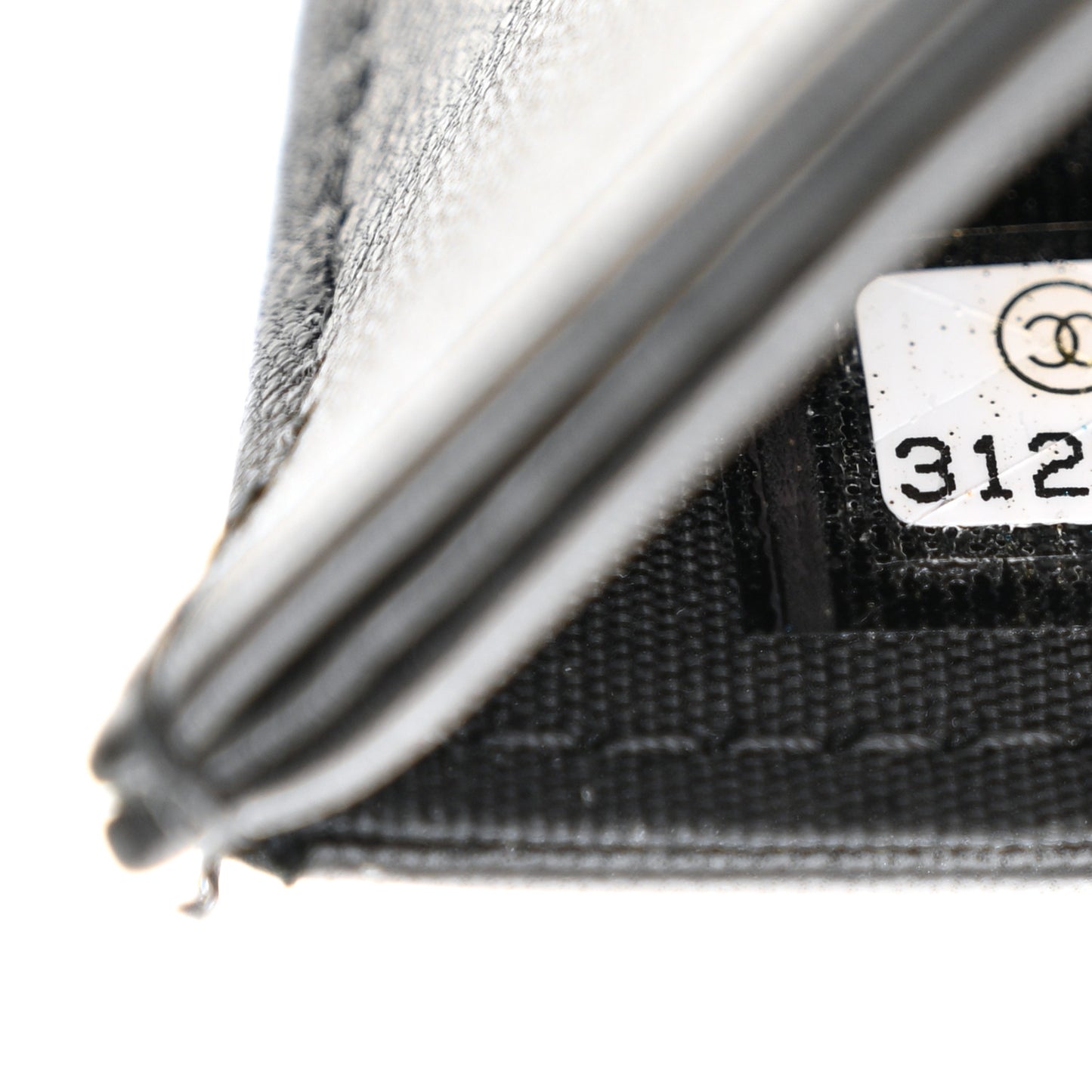Lambskin Quilted My Chanel Lady Card Holder On Chain Black
