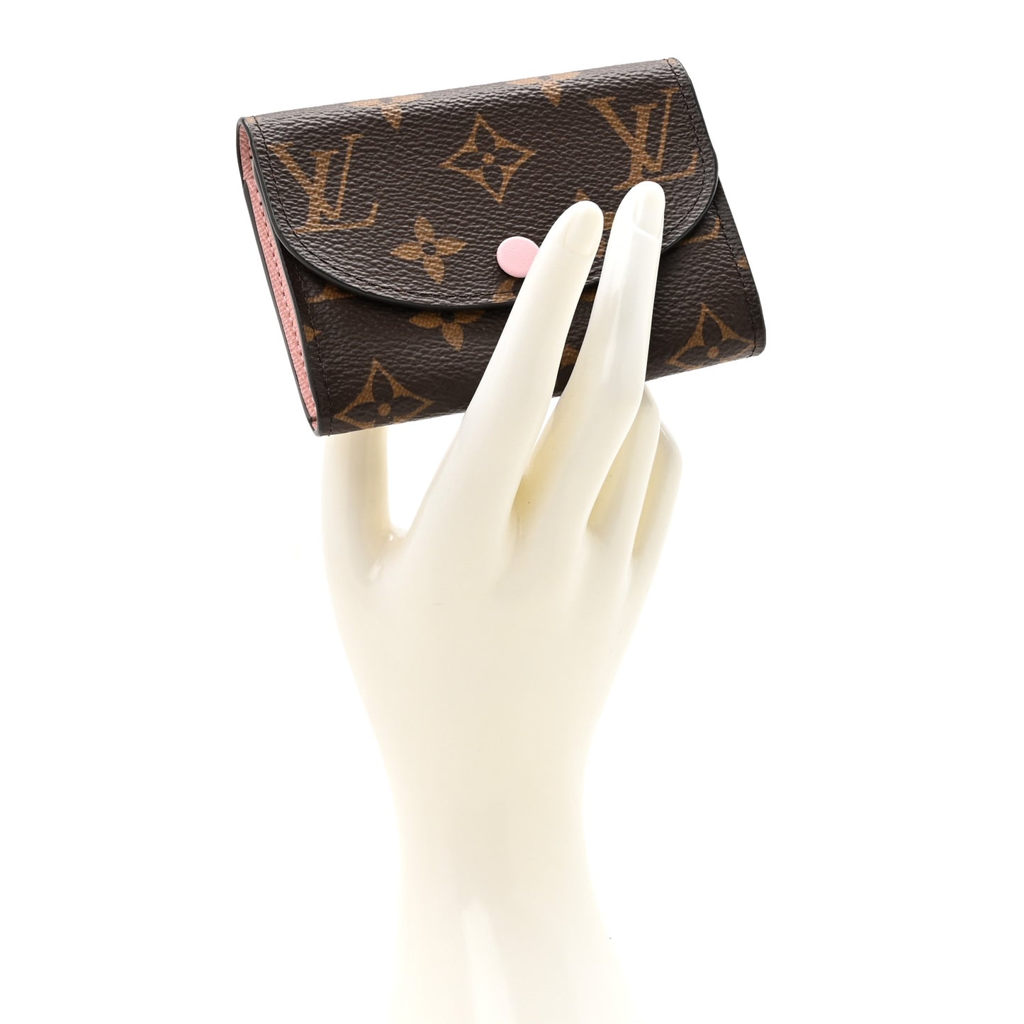 Monogram Rosalie Coin Purse Rose Ballerine