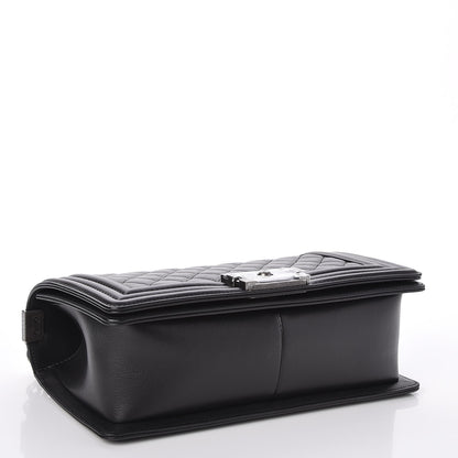 Chanel Calfskin Quilted Medium Boy Flap Black 4 of 8