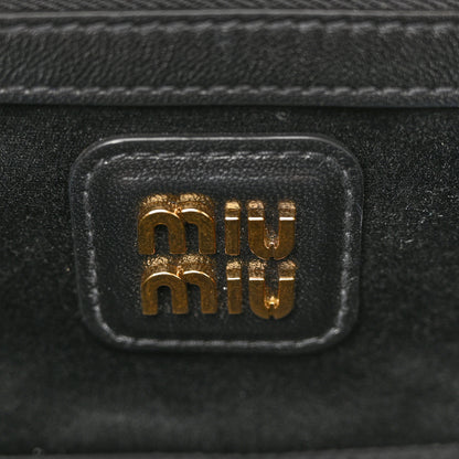 Miu Miu Nappa Matelasse Regular Arcadie Top Handle Bag Black 10 of 17