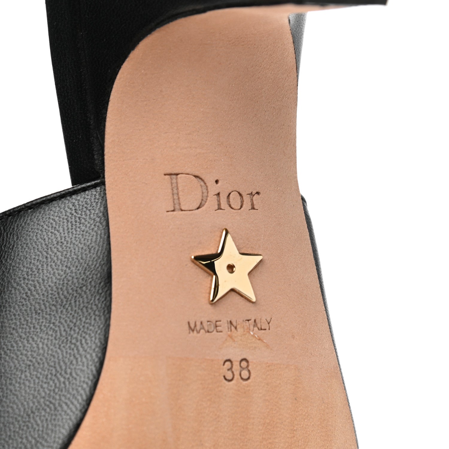 Christian Dior Lambskin Ribbon J'Adior Slingback 65mm Pumps 38 Black 6 of 8