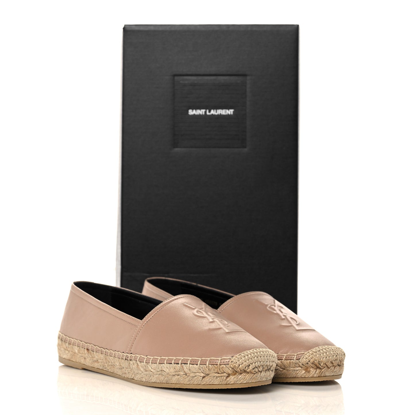Lambskin Monogram Espadrilles 37 Nude