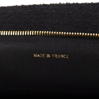 Chanel Jersey Quilted Shopping Tote Black 10 of 13