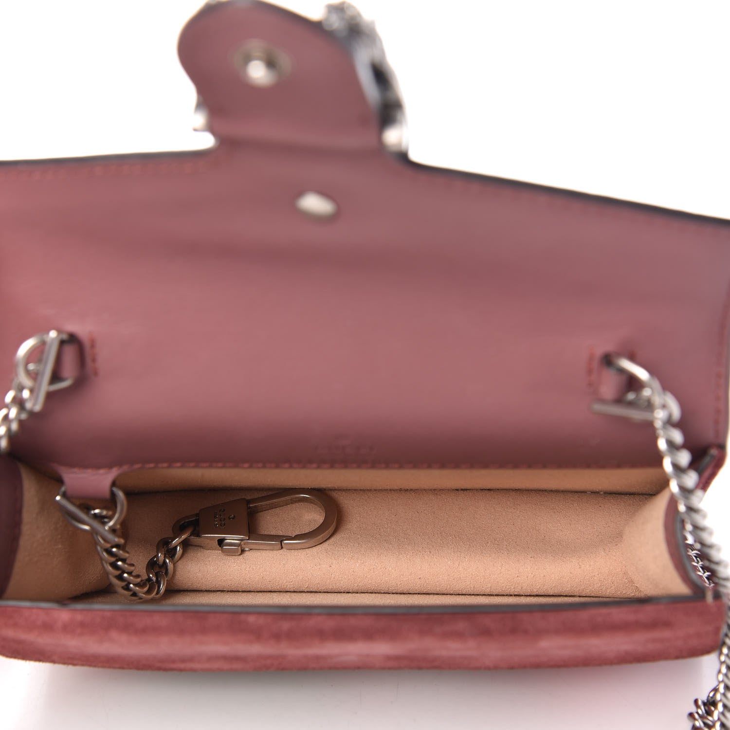 Gucci GG Supreme Monogram Blooms Super Mini Dionysus Shoulder Bag Beige Multicolor Dry Rose 5 of 9