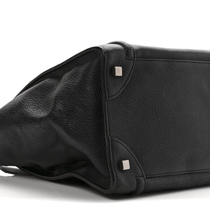 Celine Drummed Calfskin Mini Luggage Black 9 of 12