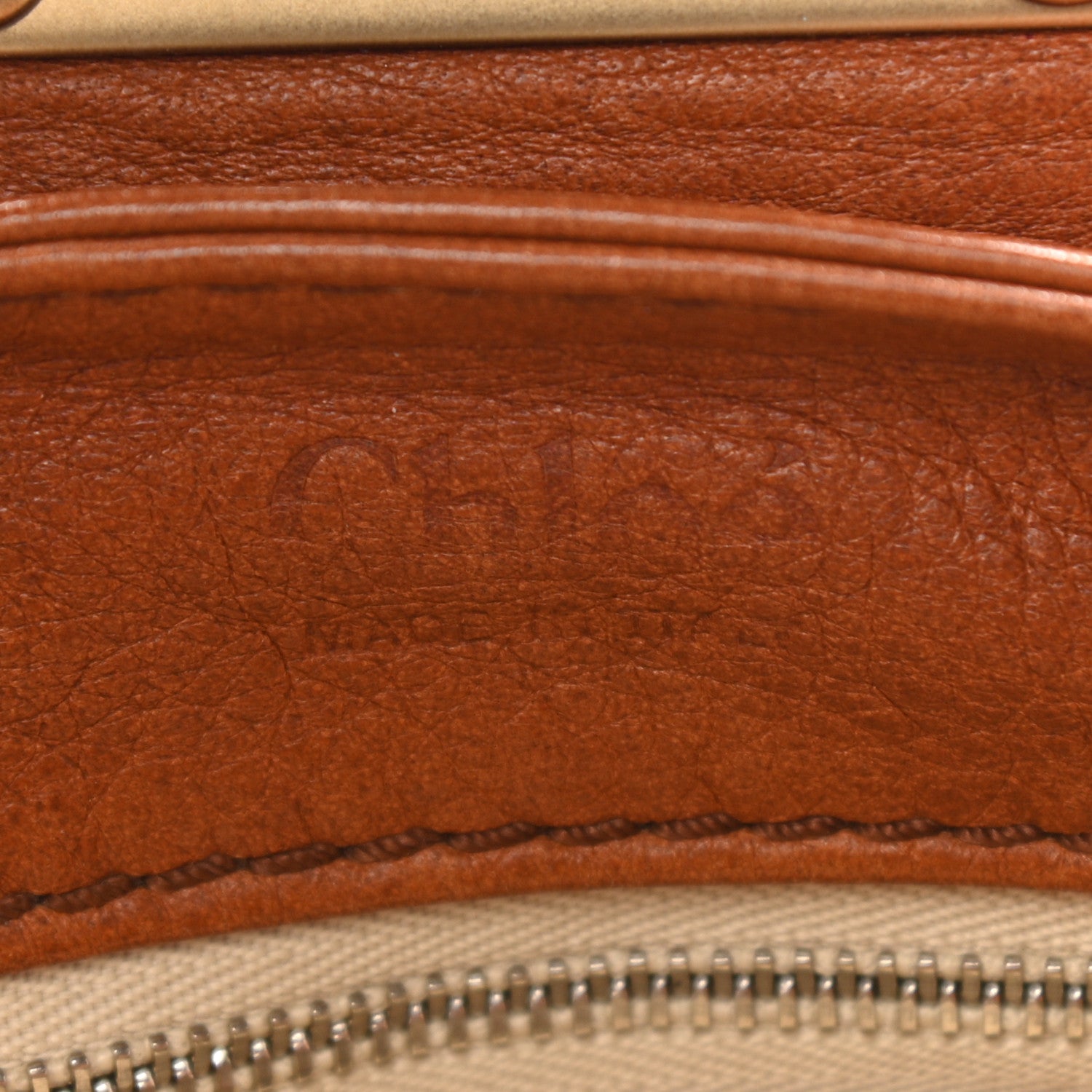Chloe Calfskin Medium Paddington Satchel Tan 6 of 9