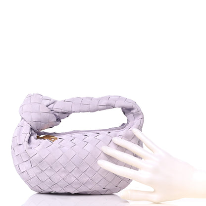 Bottega Veneta Suede Intrecciato Mini Jodie Mirth Washed 2 of 8