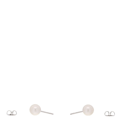 Mikimoto 18K White Gold Akoya Pearl 7.5-8mm Earrings 3 of 5