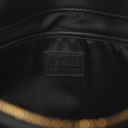 Versace Calfskin Leopard Icon Chain Flap Black 6 of 11