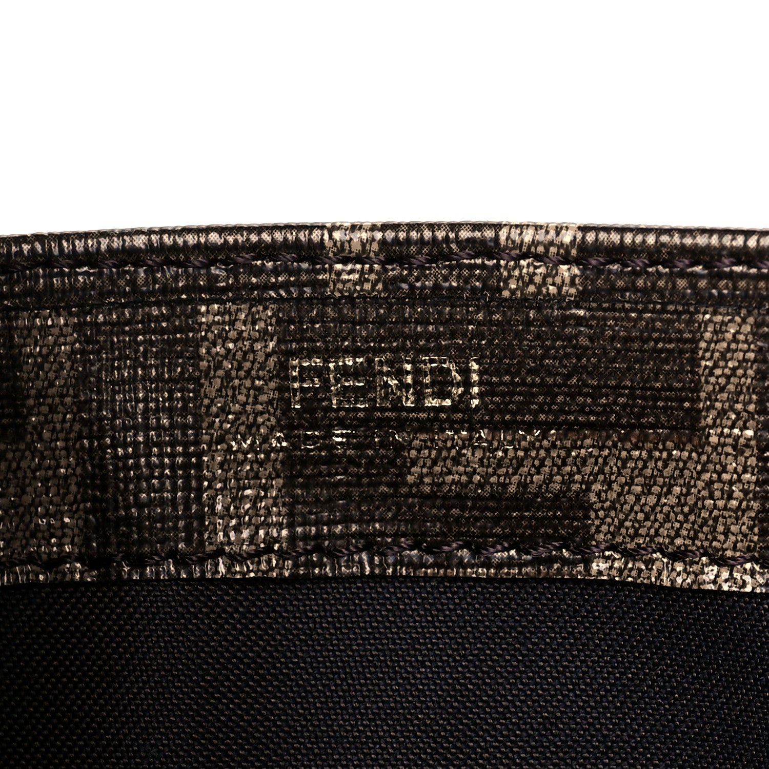 Fendi Glazed Fabric Vitello Liberty FF 1974 Logo Hairdo Girls Inlay Continental Wallet Mogano Panna Multicolor 5 of 8