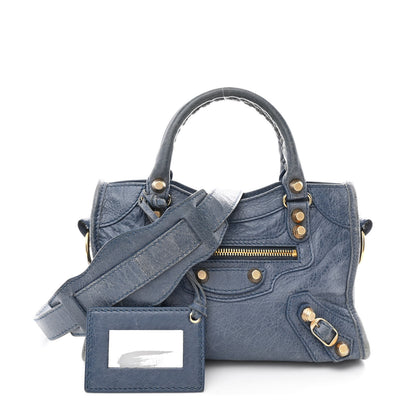 Balenciaga Agneau Arena Giant 12 Gold Le City Mini Bleu Persan 2 of 10
