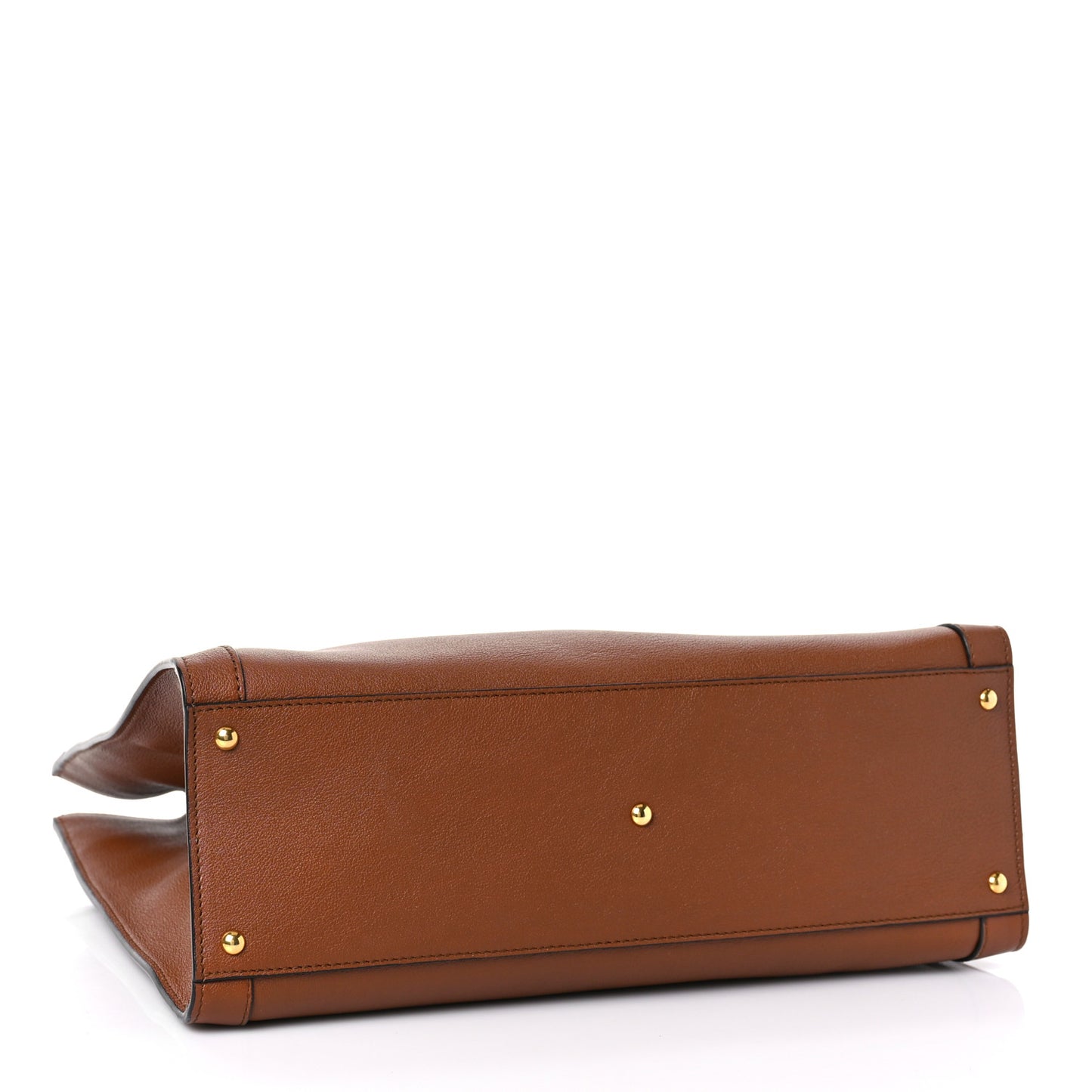 Wonka Grain Calfskin Medium Diana Tote Bag Cuir Yellow Fluo