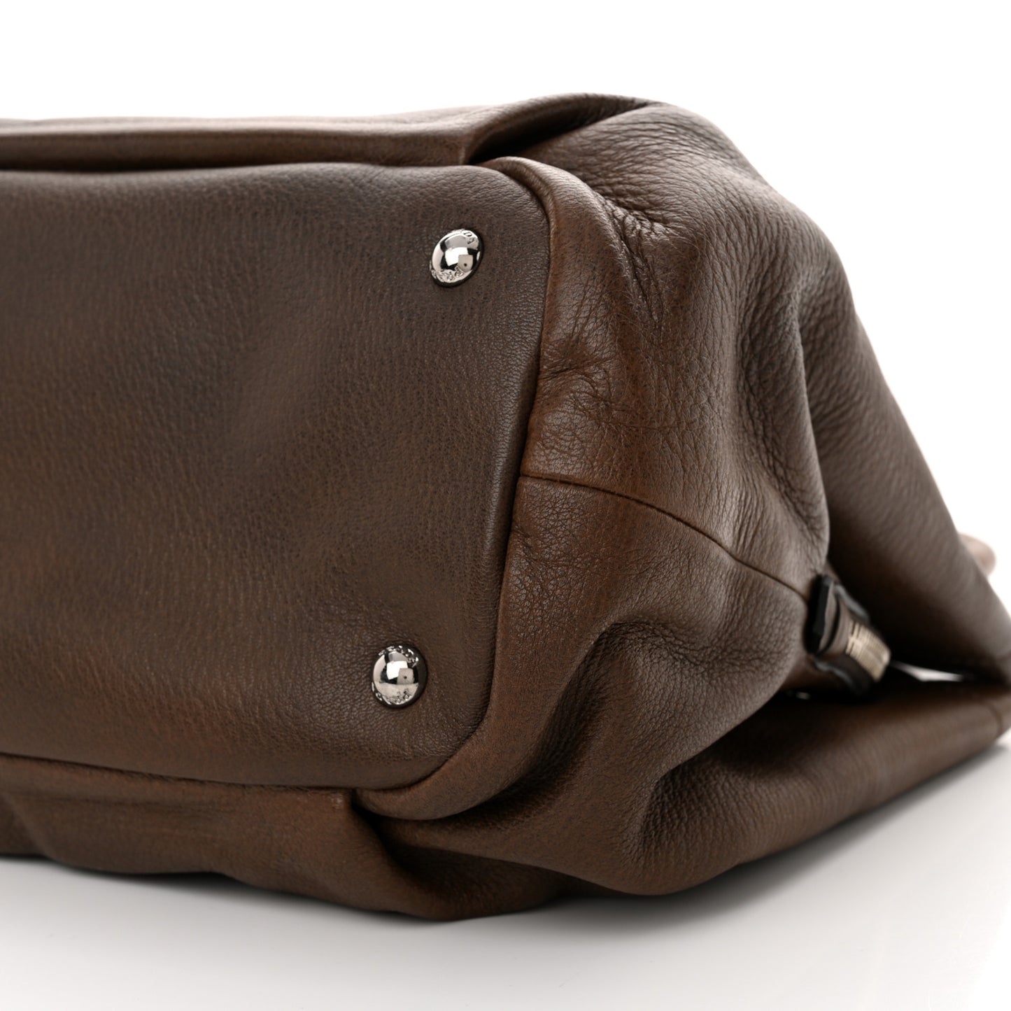 Cervo Deerskin Tote Bruciato