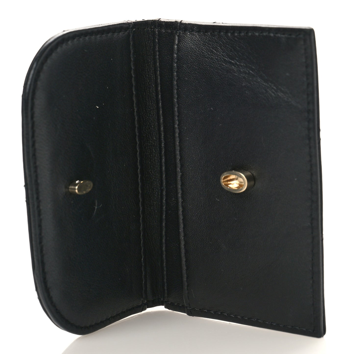 Lambskin Quilted Flap Waist Bag Insert Black