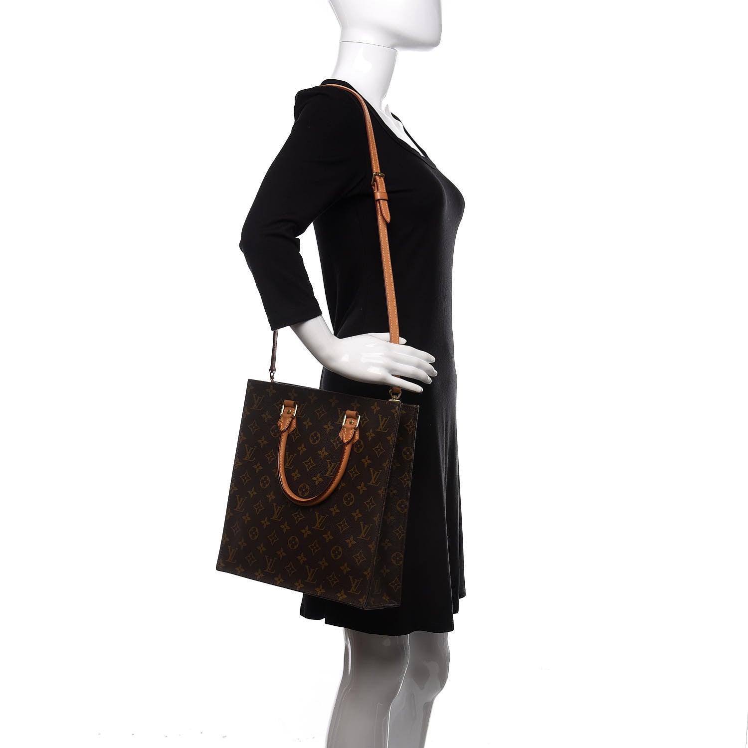 Louis Vuitton Monogram Sac Plat PM 3 of 13