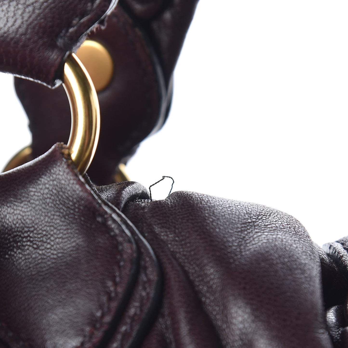 Nappa Matelasse Satchel Brown