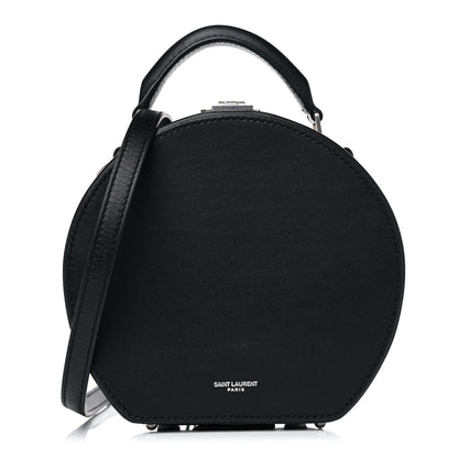 Saint Laurent Calfskin Small Mica Hat Box Black 1 of 11