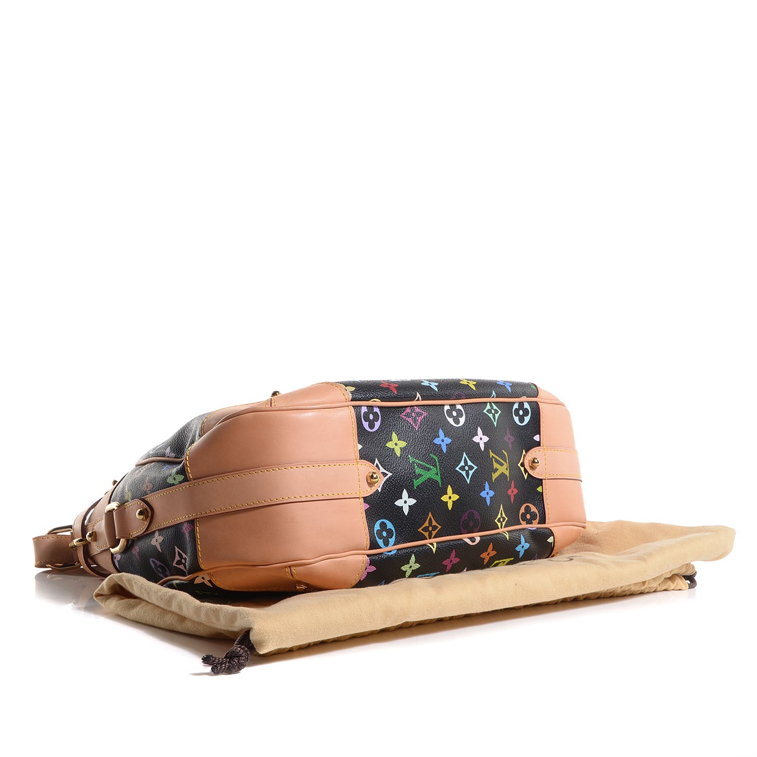 Louis Vuitton Monogram Multicolor Greta Black 4 of 7
