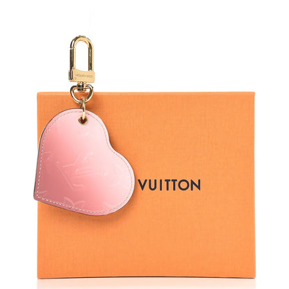 Louis Vuitton Vernis Degrade Heart Bag Charm Pink 4 of 4