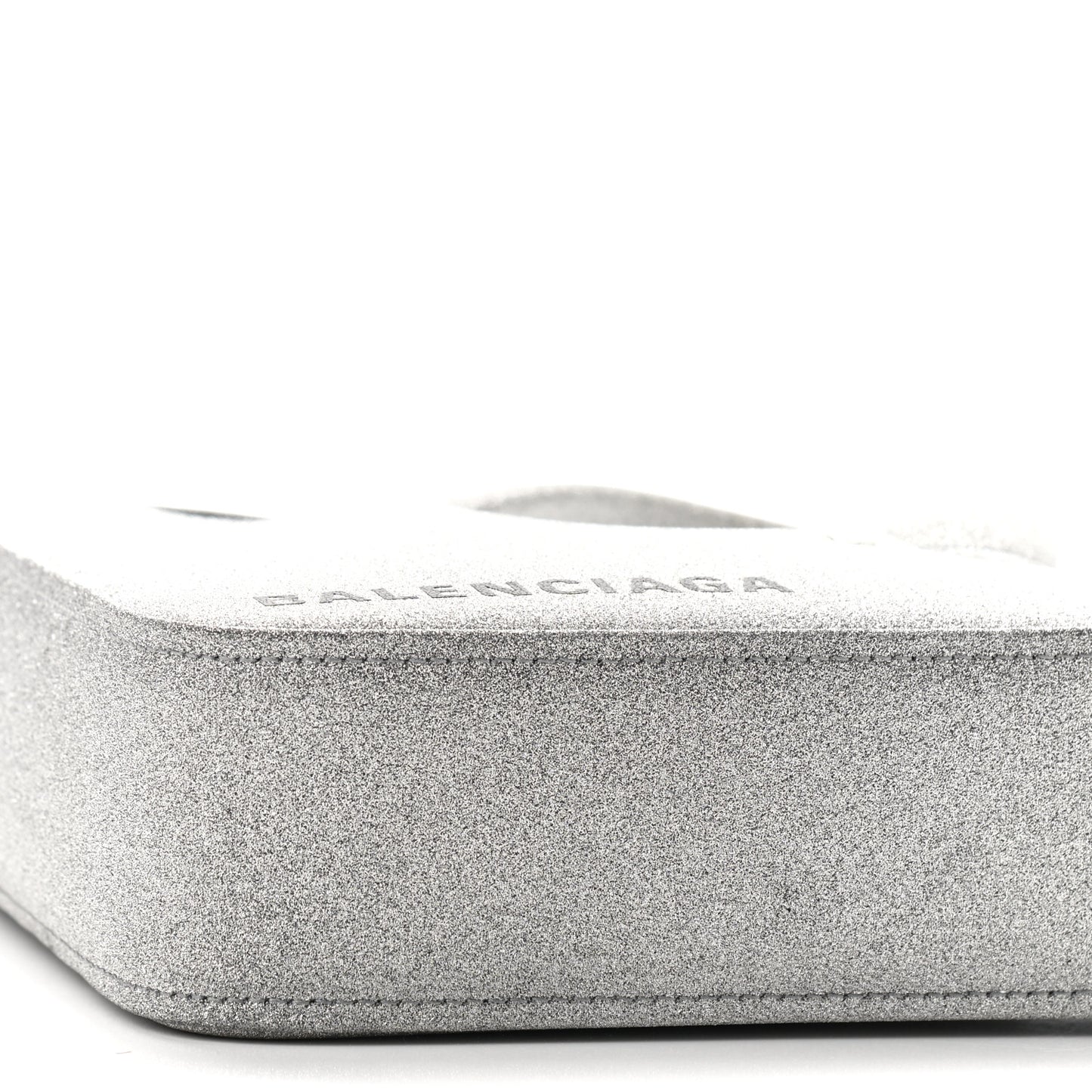 Glitter XS Triangle Duffle Argent Black